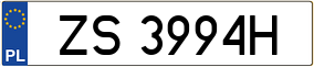Truck License Plate